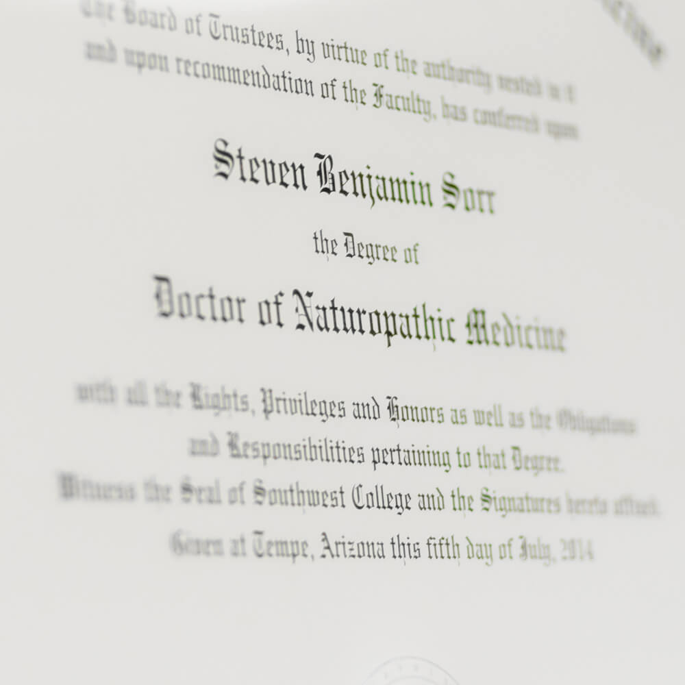 Degree Certificate