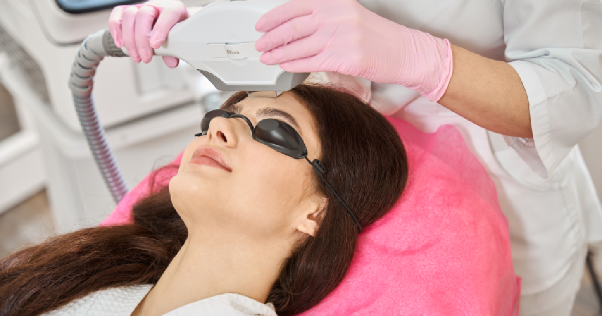 Women receiving IPL Photofacial treatment in Los Gatos, CA