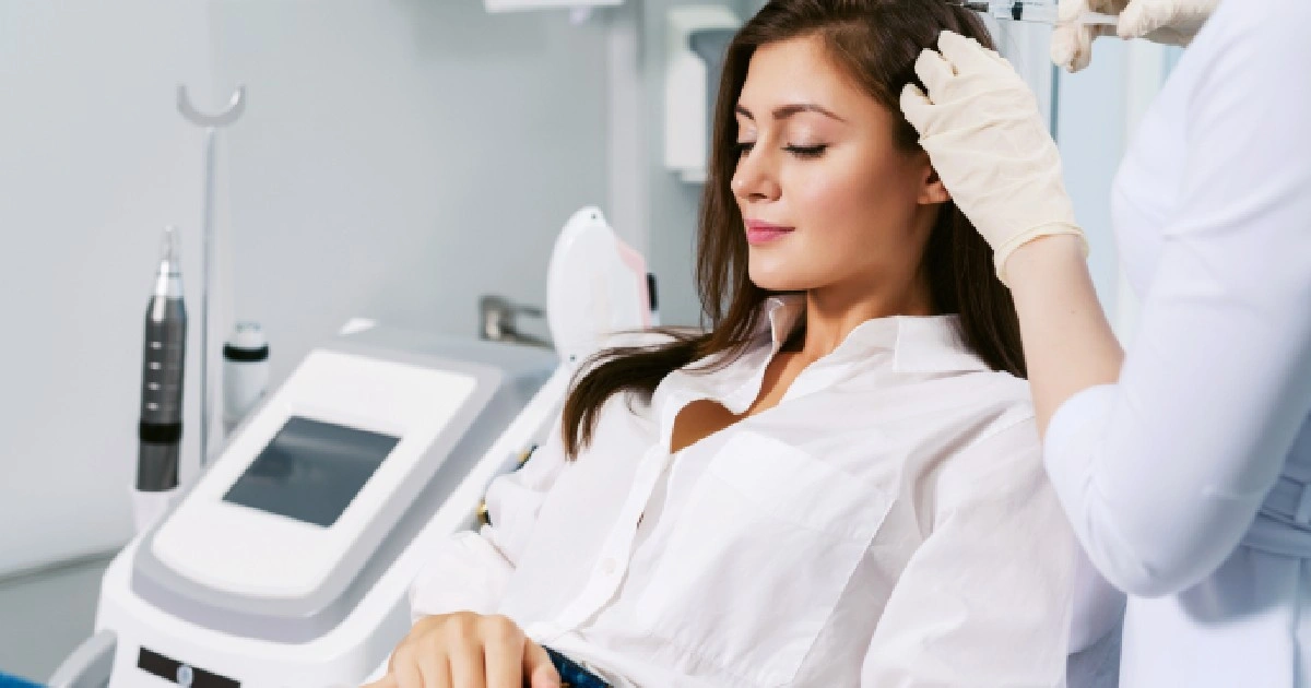 Women receiving Hair Restoration in scottsdale ,AZ (1)